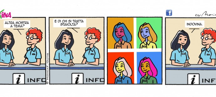 the Sunday of Xtina comic-strip