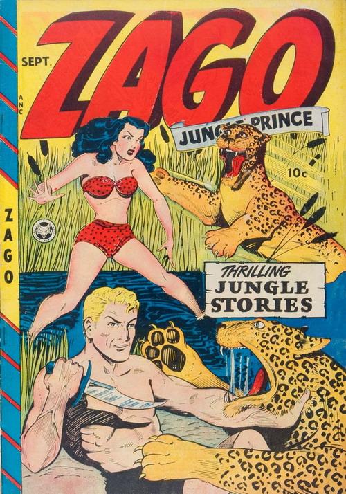 Zago comic book vintage