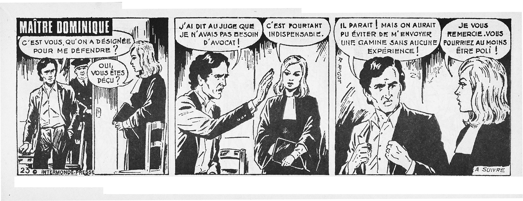 French Golden Age comic strips: Robert Rigot