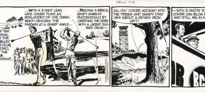 Mel Keefer Golf Comic strips