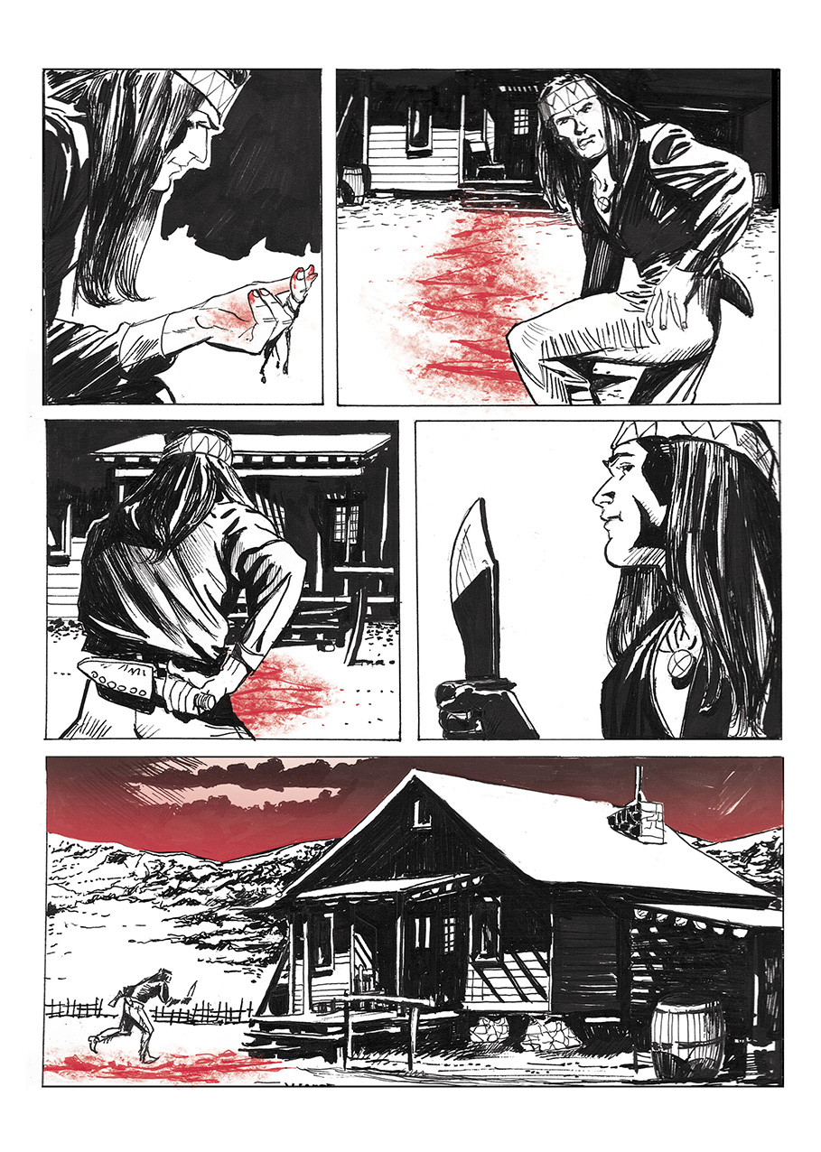 Lupo Western-Horror graphic novel page three