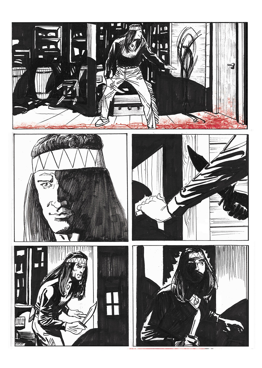 Lupo Western-Horror graphic novel page 5