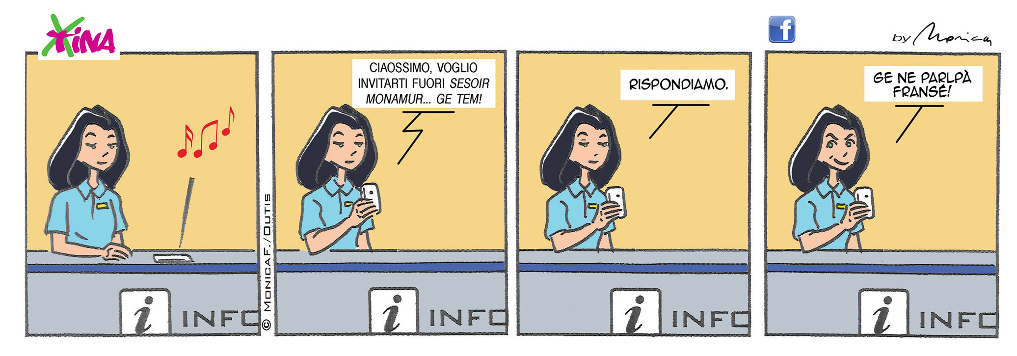 Xtina weekly comic strip