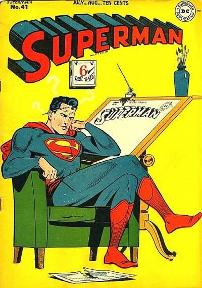 Superman draws Superman