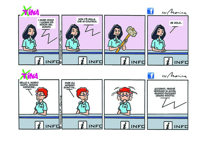 Xtina Special two Comic Strips