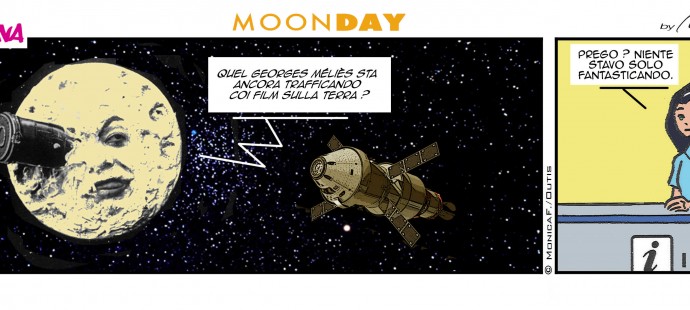 Xtina MoonDay comic strip