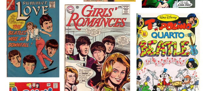 Read the Beatles comics and play the guitar like them