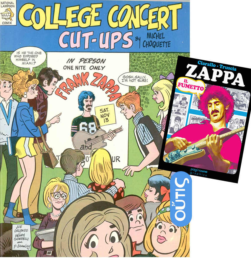 Frank Zappa special guest in comic book