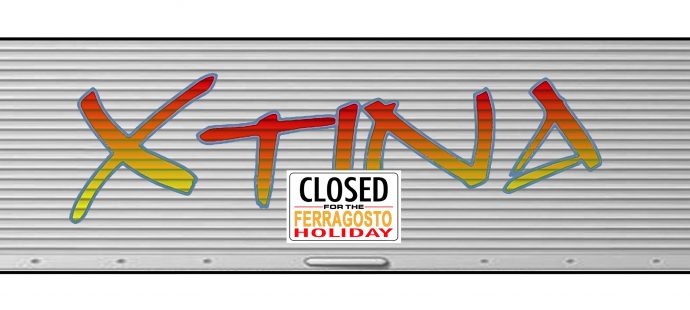 Closed for Ferragosto Holidays