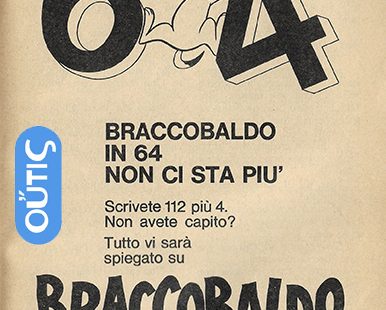 Pubblicità Vintage (un po’ criptica) Braccobaldo 1966