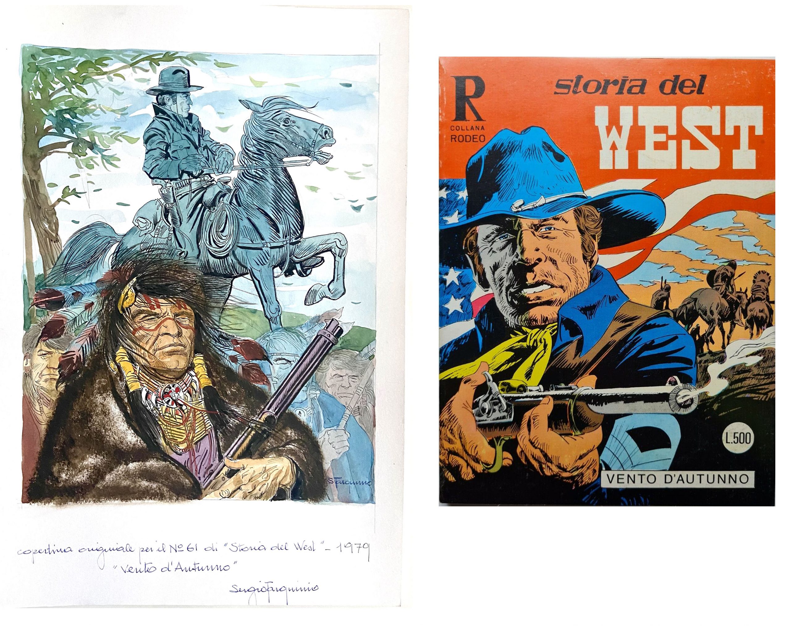Storia del West cover alternativa di Sergio Tarquinio